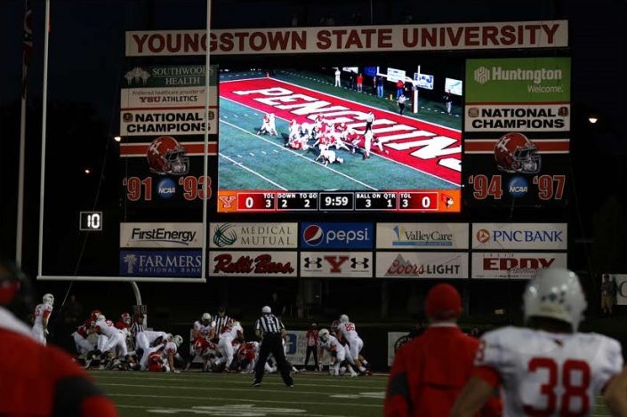 Youngstown, OH | 16mm | 35.25' x 20' | College Scoreboard
