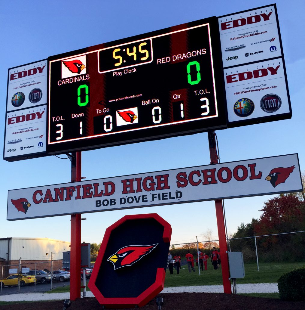 Canfield, OH | 10mm | 16' x 9' | High School Scoreboard