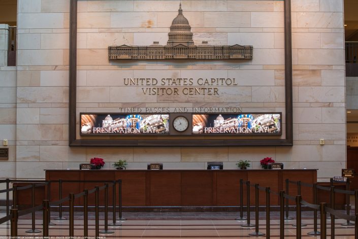 Washington, DC | 2.5mm | 10' x 2' (2 screens) | Lobby Entrance